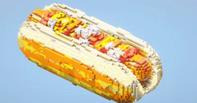 Hot Dog — Minecraft Build by LeonisBuilds
