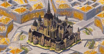 Gothic Castle — Minecraft Build by GothicCathedrals