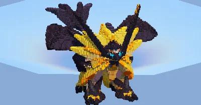Necrozma Dusk Mane — Minecraft Build by LeonisBuilds