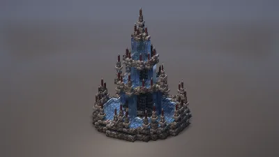 Gothic Fountain — Minecraft Build by MellowHat
