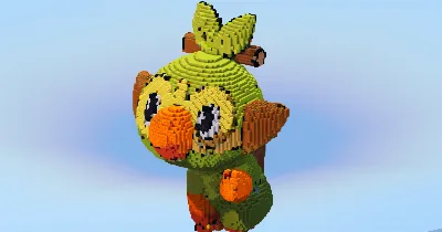 Grookey — Minecraft Build by LeonisBuilds