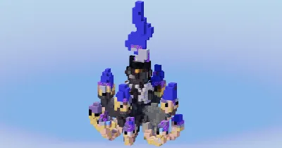 Mega Chandelure from Pokemon — Minecraft Build by LeonisBuilds