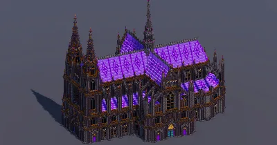 Magical Gothic Cathedral — Minecraft Build by MellowHat