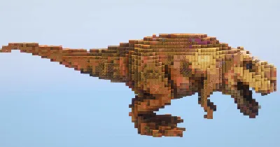 T-Rex — Minecraft Build by LeonisBuilds