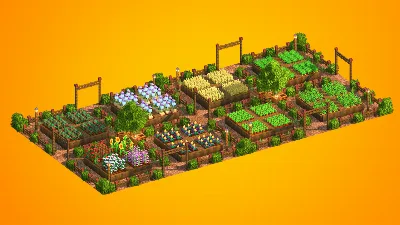 Large Modular Crop & Flower Farm | Survival Layout — Minecraft Build by RaekonBuilds