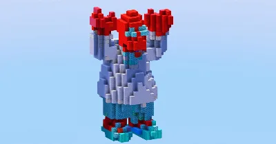 Dr Zoidberg from Futurama — Minecraft Build by LeonisBuilds