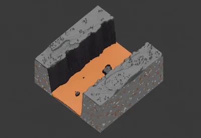 Lava River and Cliffs Custom Map 500x500 Blocks — Minecraft Build by LeonisBuilds