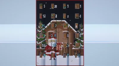 Advent Calendar with Build Hacks — Minecraft Build by LeonisBuilds