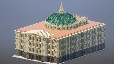 Neoclassical Theater — Minecraft Build by MellowHat