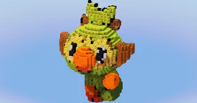 Grookey from Pokemon — Minecraft Build by LeonisBuilds