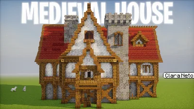 Medieval House — Minecraft Build by claraneto