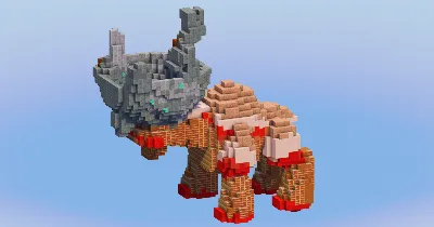 Tinglu from Pokemon — Minecraft Build by LeonisBuilds