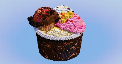Ice-Cream Cup — Minecraft Build by LeonisBuilds