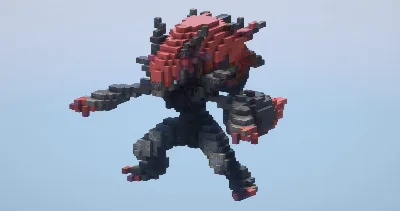 Zoroark from Pokemon — Minecraft Build by LeonisBuilds