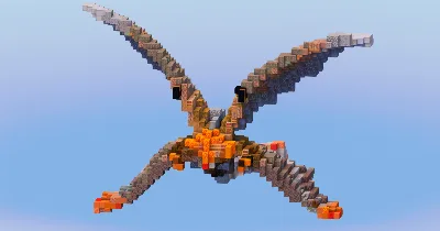 Cloudjumper - Stormcutter Dragon from How To Train Your Dragon — Minecraft Build by LeonisBuilds