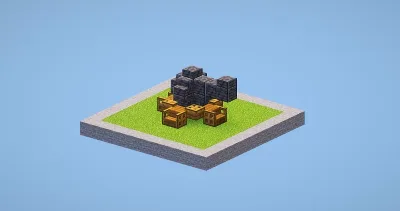 Clash of Clans Cannon Level 2 — Minecraft Build by LeonisBuilds