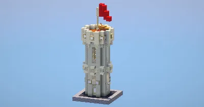 Sand Tower — Minecraft Build by LeonisBuilds