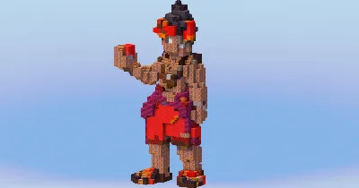 Kiawe Kahuna from Pokemon — Minecraft Build by LeonisBuilds