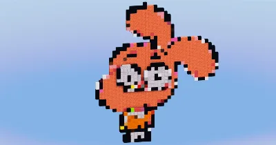 Anais from The Amazing World of Gumball — Minecraft Build by LeonisBuilds