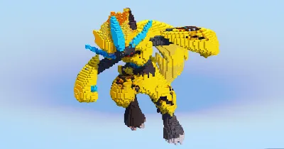 Zeraora — Minecraft Build by LeonisBuilds