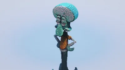 Squidward — Minecraft Build by LeonisBuilds