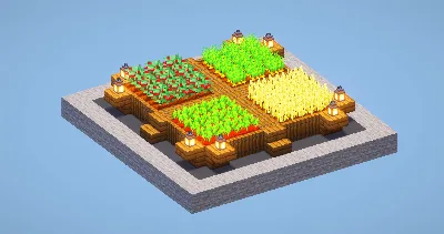 Easy Farm — Minecraft Build by LeonisBuilds
