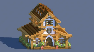 Cozy Storage House | Fully Furnished Chest Room — Minecraft Build by RaekonBuilds