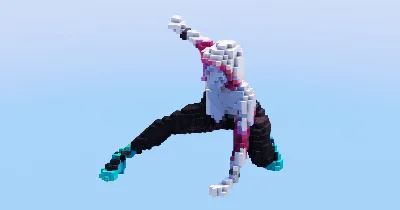 Gwen Stacy — Minecraft Build by LeonisBuilds