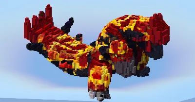 Primal Groudon from Pokemon — Minecraft Build by LeonisBuilds