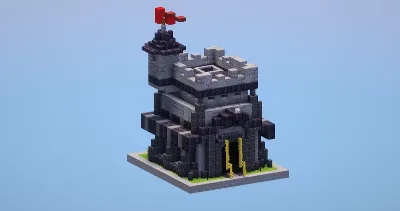 Clash of Clans Town Hall Level 9 — Minecraft Build by LeonisBuilds