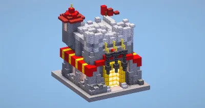 Clash of Clans Town Hall Level 11 — Minecraft Build by LeonisBuilds