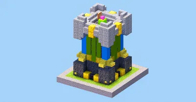 Clash of Clans Archer Tower Level 17 — Minecraft Build by LeonisBuilds
