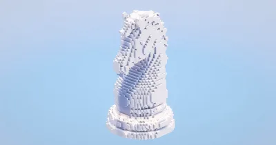 Chess Knight‎ — Minecraft Build by LeonisBuilds