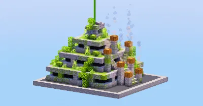Mayan Pyramid Beacon Design — Minecraft Build by LeonisBuilds
