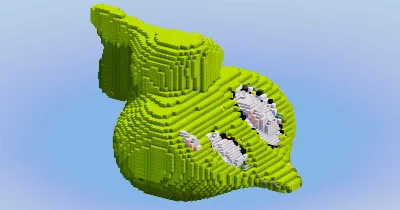 Zygarde Cell — Minecraft Build by LeonisBuilds