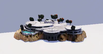 Modern Hillside — Minecraft Build by ModernCraft