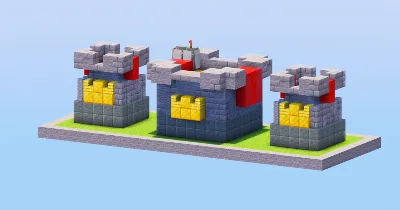 Clash Royale Red Castle Pack — Minecraft Build by LeonisBuilds