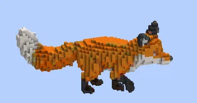 Fox small — Minecraft Build by LeonisBuilds