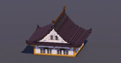 Small Japanese Castle Black — Minecraft Build by MellowHat