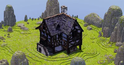 Starter Medieval House — Minecraft Build by StrongholdStudios