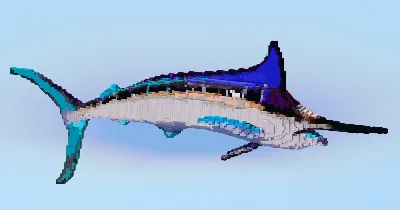 Swordfish — Minecraft Build by LeonisBuilds
