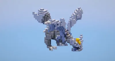 Kyurem from Pokemon — Minecraft Build by LeonisBuilds