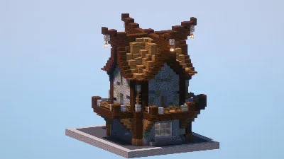 Medieval House — Minecraft Build by LeonisBuilds