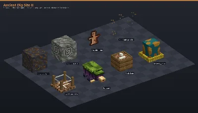 Ancient Dig Site II Asset Download [Java + Bedrock + Blockbench] — Minecraft Resource Pack by ScorpionTeam