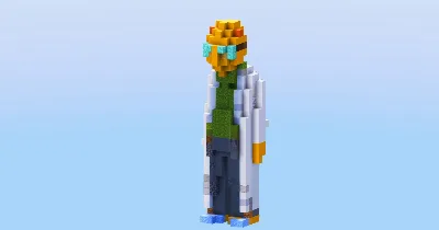 Professor Farnsworth from Futurama Small — Minecraft Build by LeonisBuilds