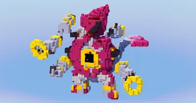 Hoopa Unbound from Pokemon — Minecraft Build by LeonisBuilds