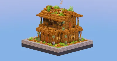 Japanese Rural Big Hut — Minecraft Build by LeonisBuilds