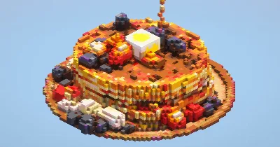 Pancakes — Minecraft Build by LeonisBuilds