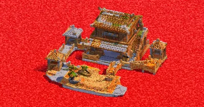 Bamboo House Pond — Minecraft Build by ImpossibleBuilds