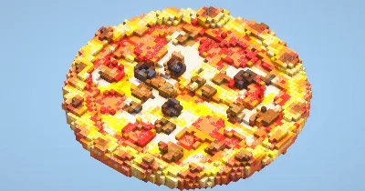 Pizza small — Minecraft Build by LeonisBuilds